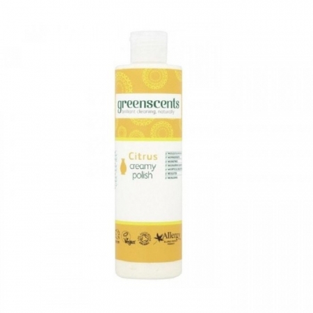 GREENSCENTS Hipoalergiczna Pasta do pielęgnacji drewna i skóry Certyfikowana CYTRUSOWA 300ml